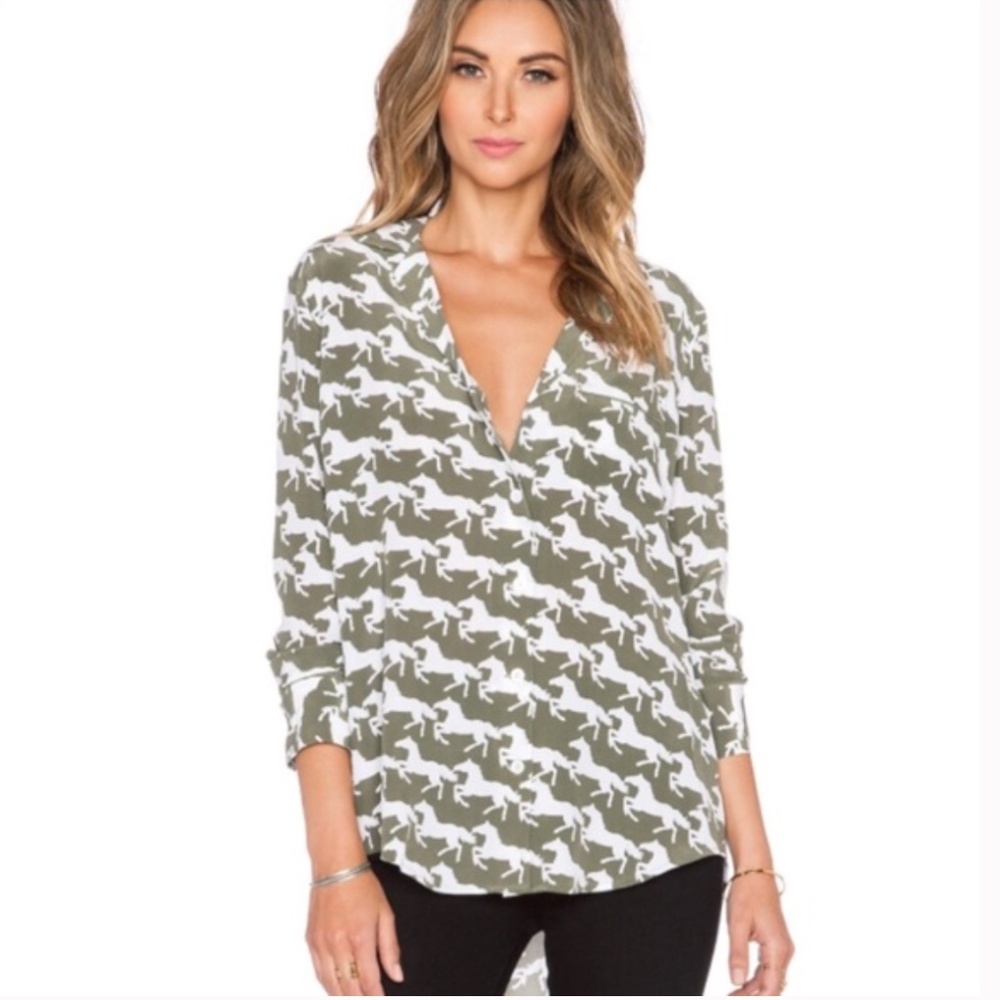 Equipment Arabian Horse Kiera Silk Blouse, S/P